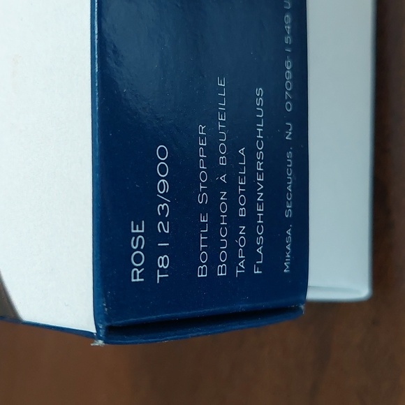 Mikasa Crystal Rose Wine Stopper - Picture 2 of 3